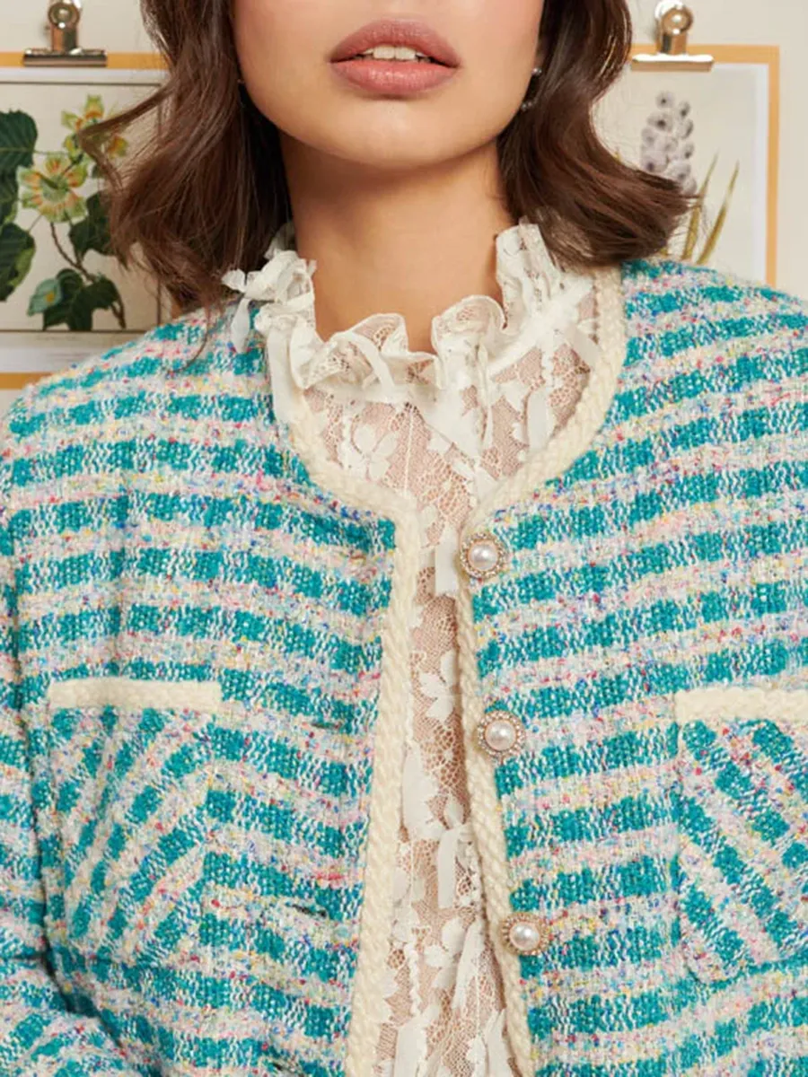 Casual Novelty Tweed Jacket