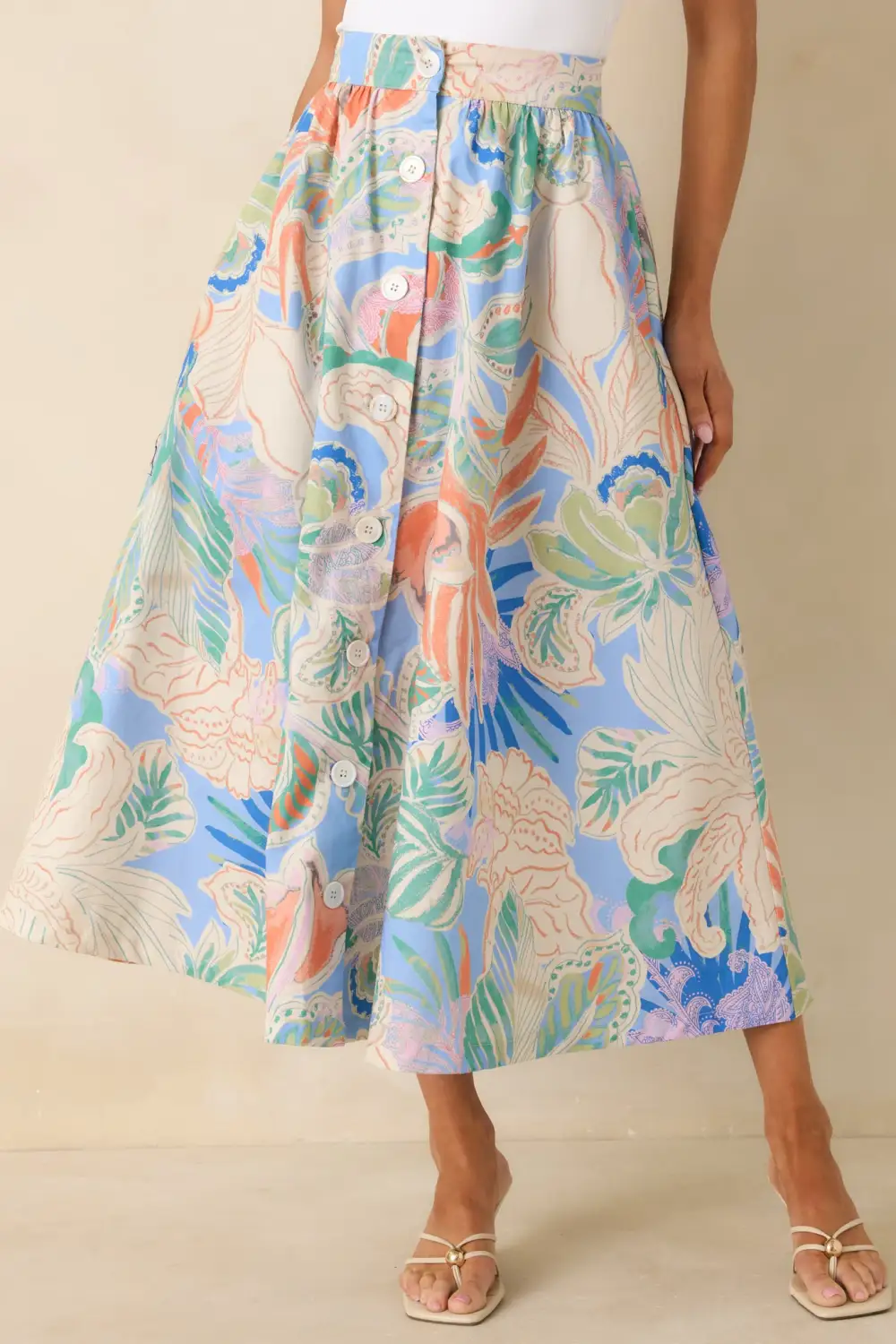 Warm Cotton Maxi Skirt