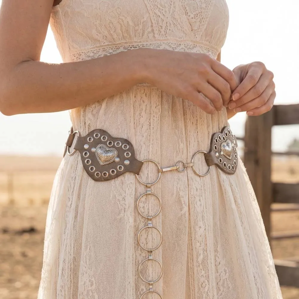 Concho Chain Waist Belt