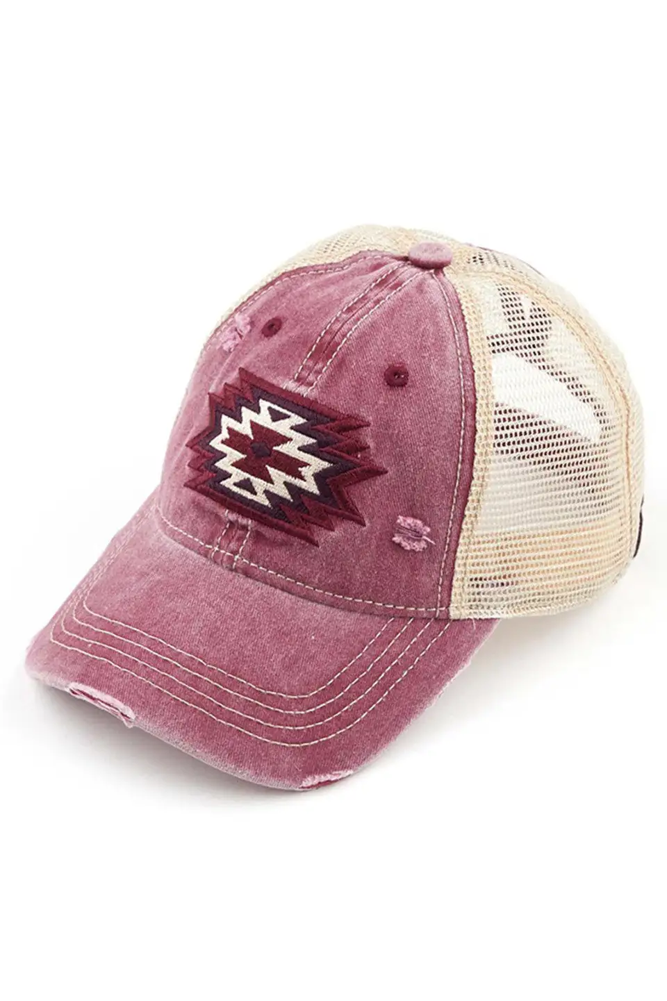 Mesh Aztec Cap