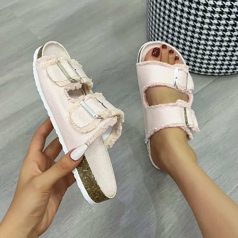 Lightweight Open-Toe Flat Sandals