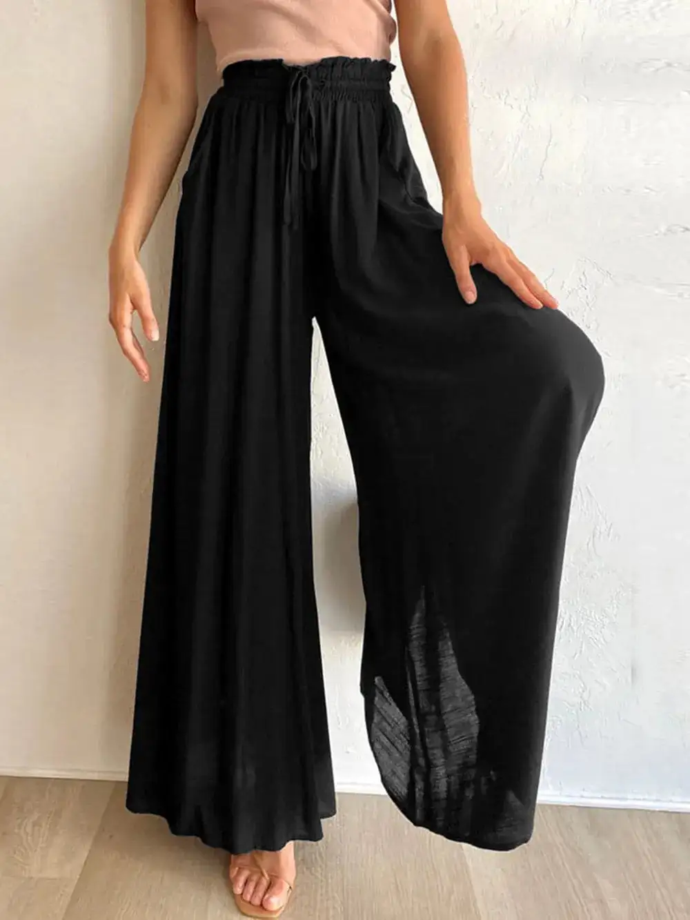 Modern Wide Leg Trousers
