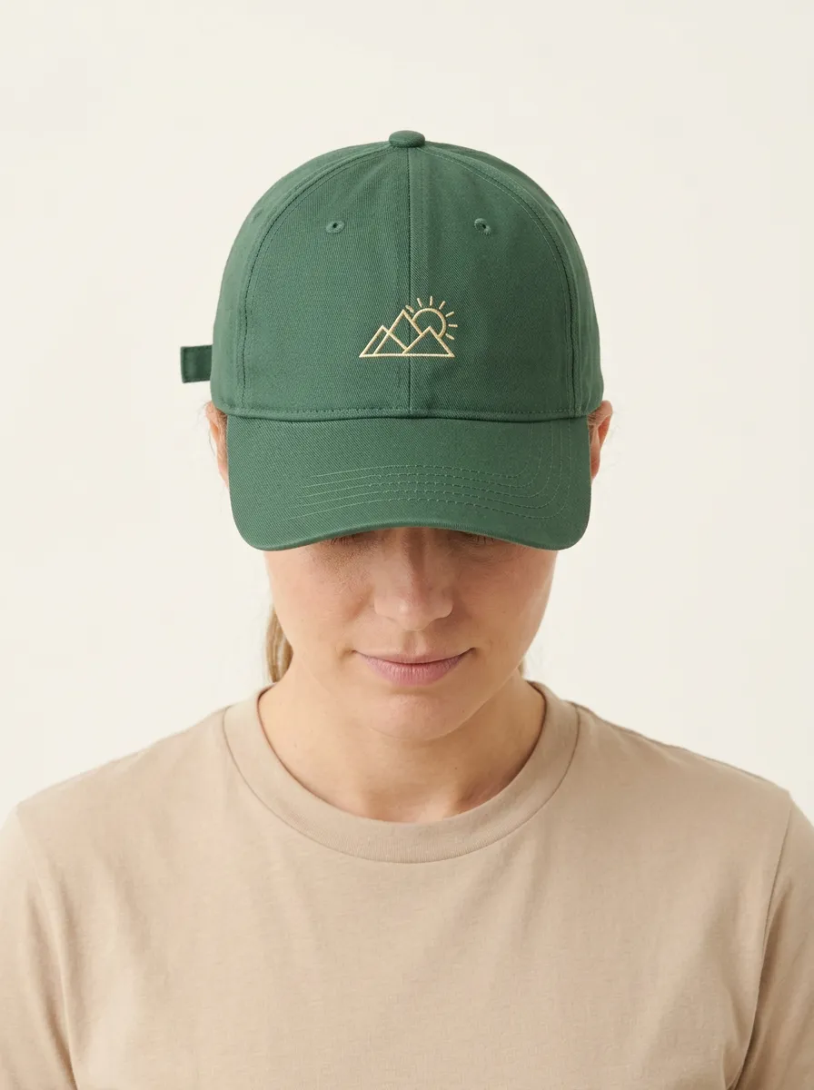 Unisex Nature Lover Mountain Sun Printed Baseball Cap