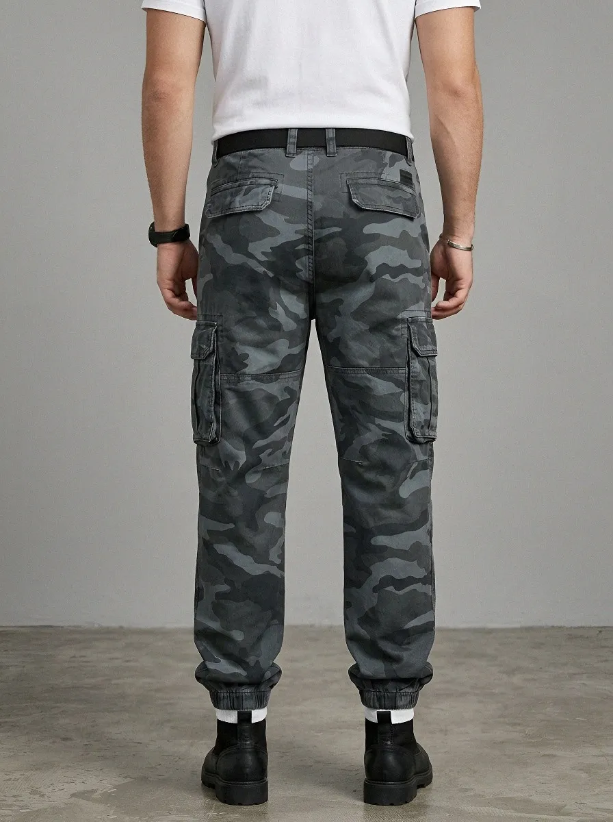 Street-Tactical Camouflage Cargo Pants