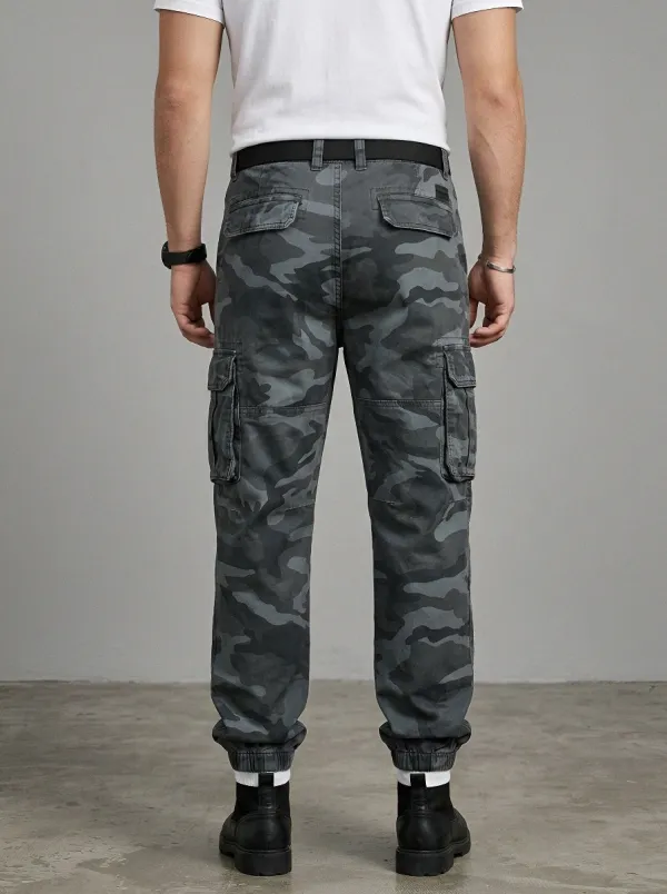Street-Tactical Camouflage Cargo Pants