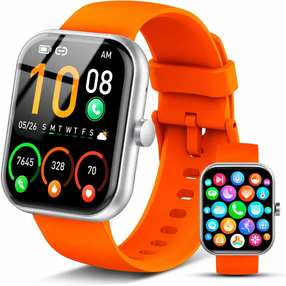 2026 Smart Watch for Men Women (Answer/Make Call), 1.96
