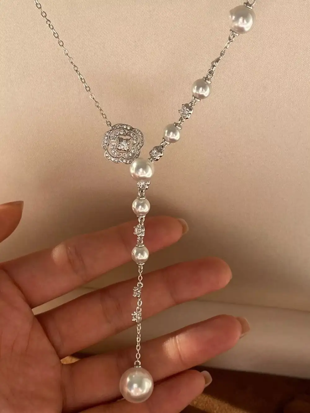 Pearl Flower Necklace