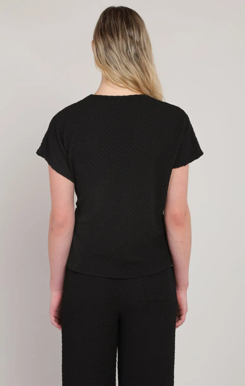 Textured Knot Detail Top