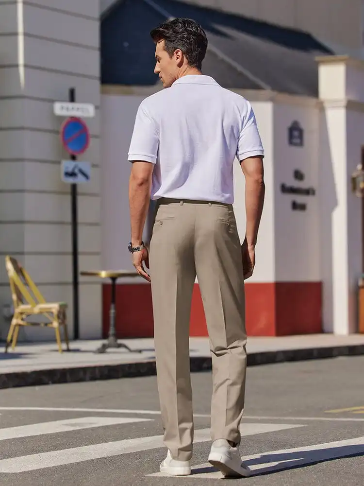 Utility Stretch Waist Dress Pants