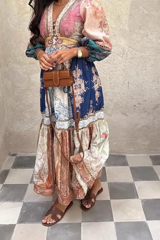 Retro Maxi Dress