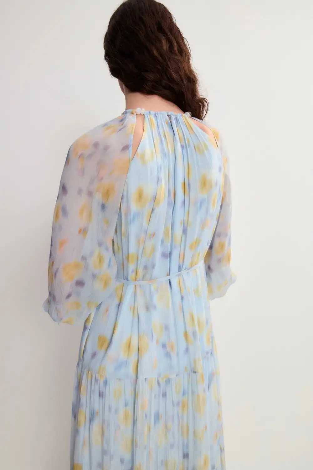 Floral Georgette Maxi Dress