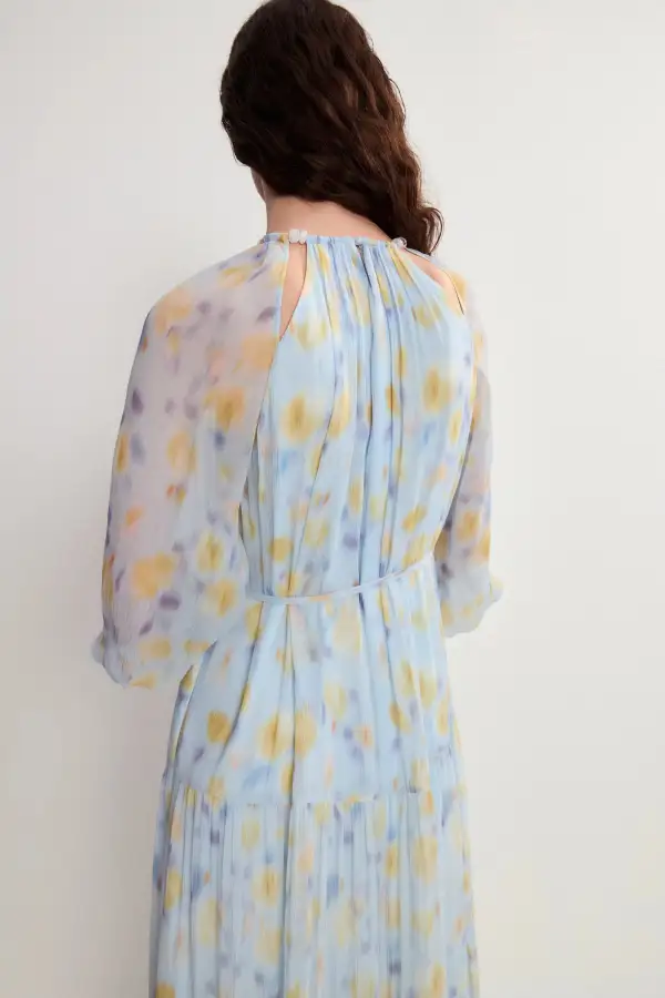 Floral Georgette Maxi Dress