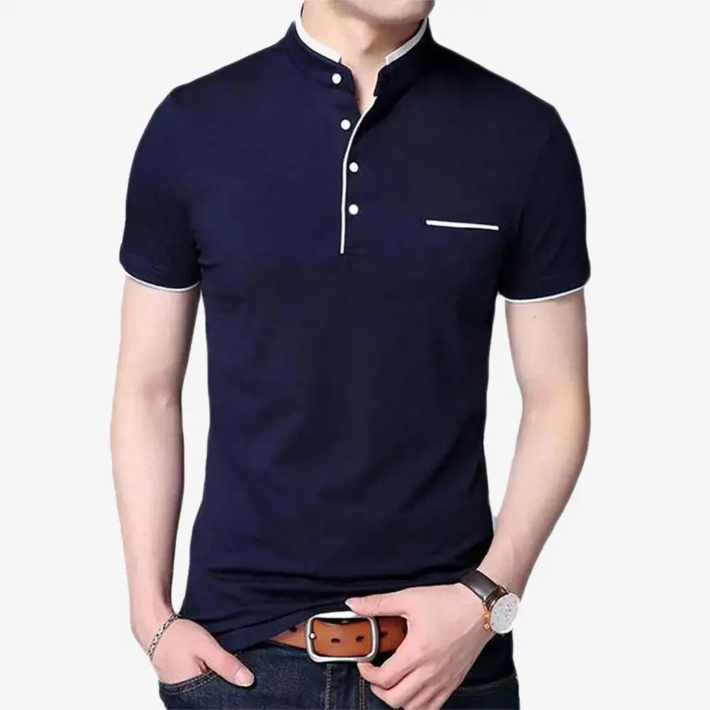 Mandarin Collar Grandad Collar Polo Collar Polo Shirt