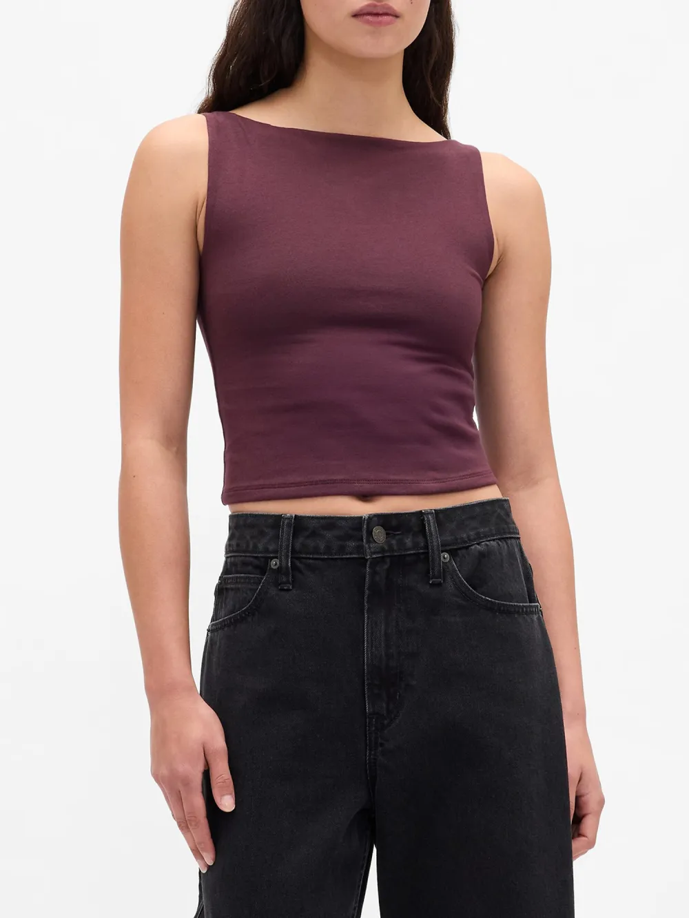 Short Sleeveless T-Shirt