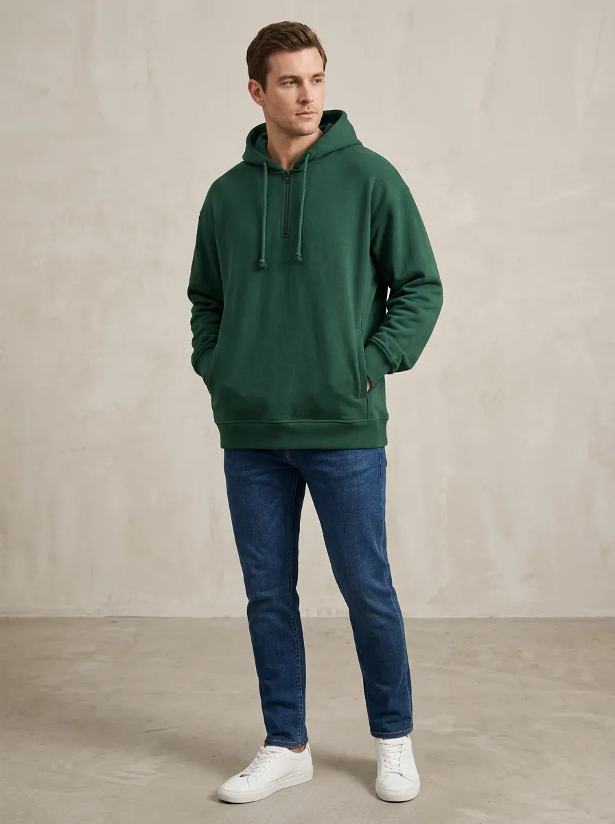 Men's Quarter Zip Hoodie