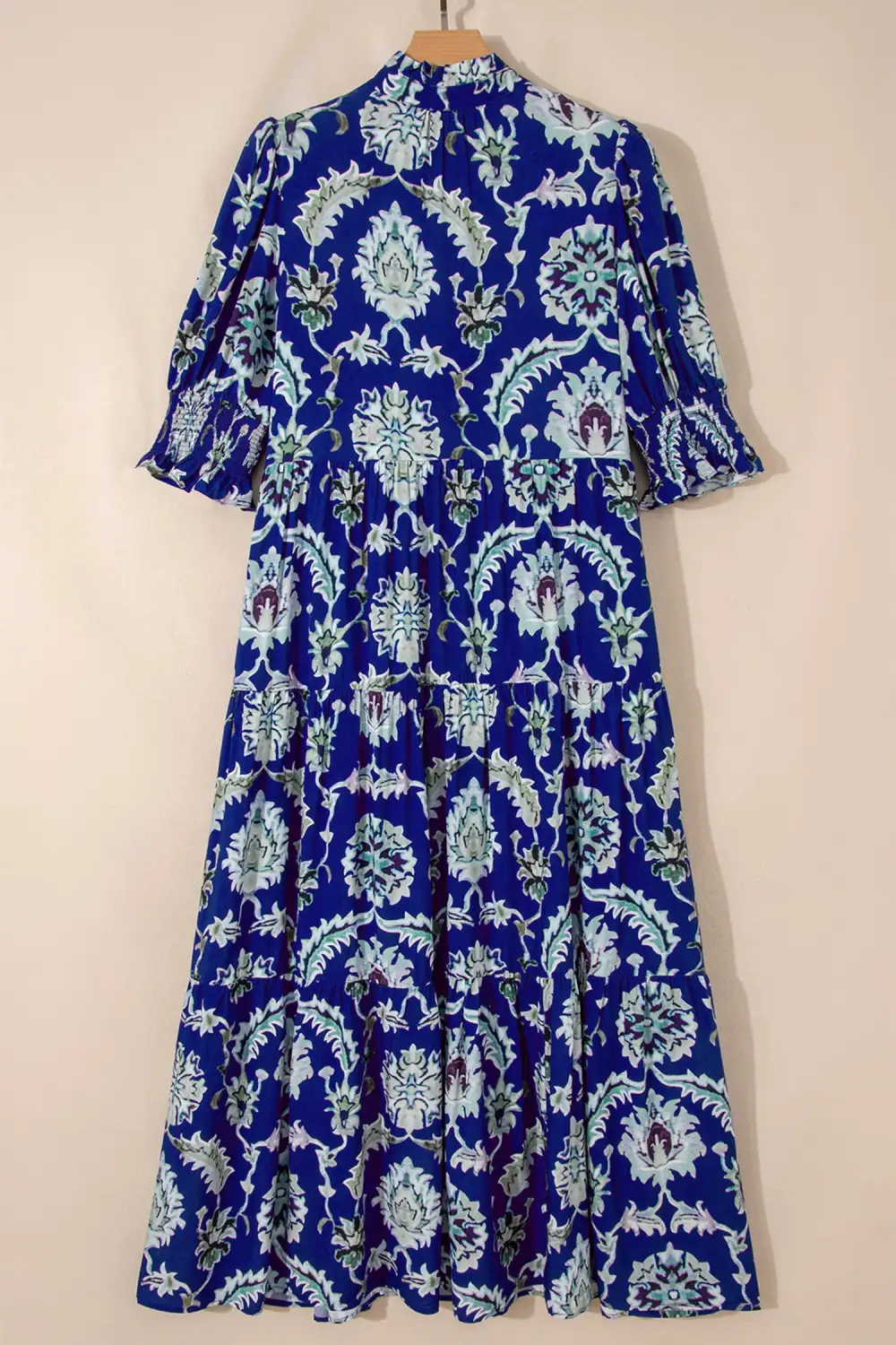 Wearable Cut Floral Printed Ruffle Dress