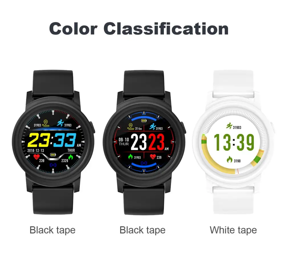 1.3' Full HD IPS Circular Screen band heart rate Monitor Smart Watch
