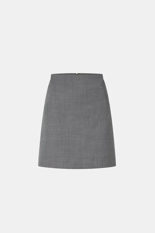 Charcoal Mini Skirt