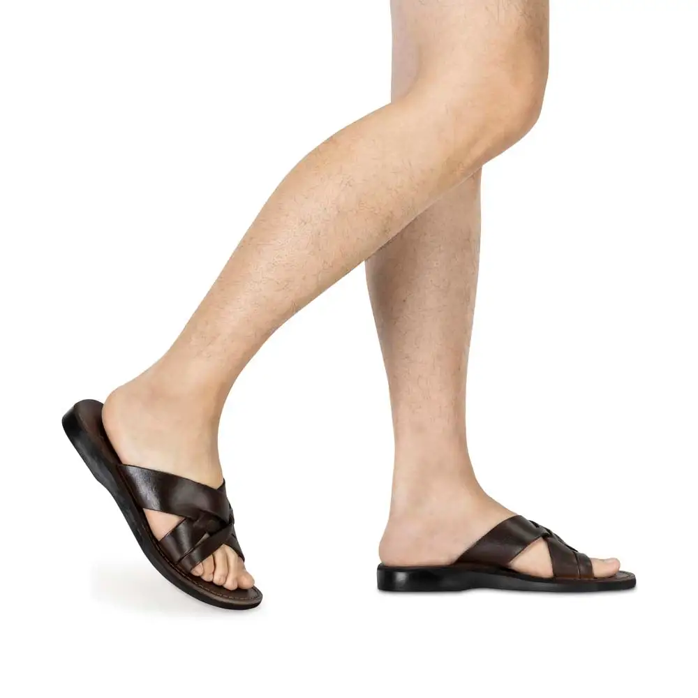 Leather Woven Strap Sandals