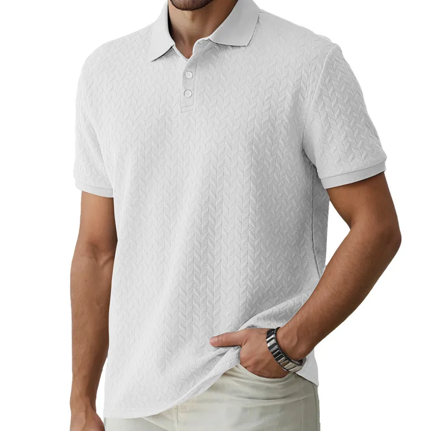 Button Placket Polo Shirt