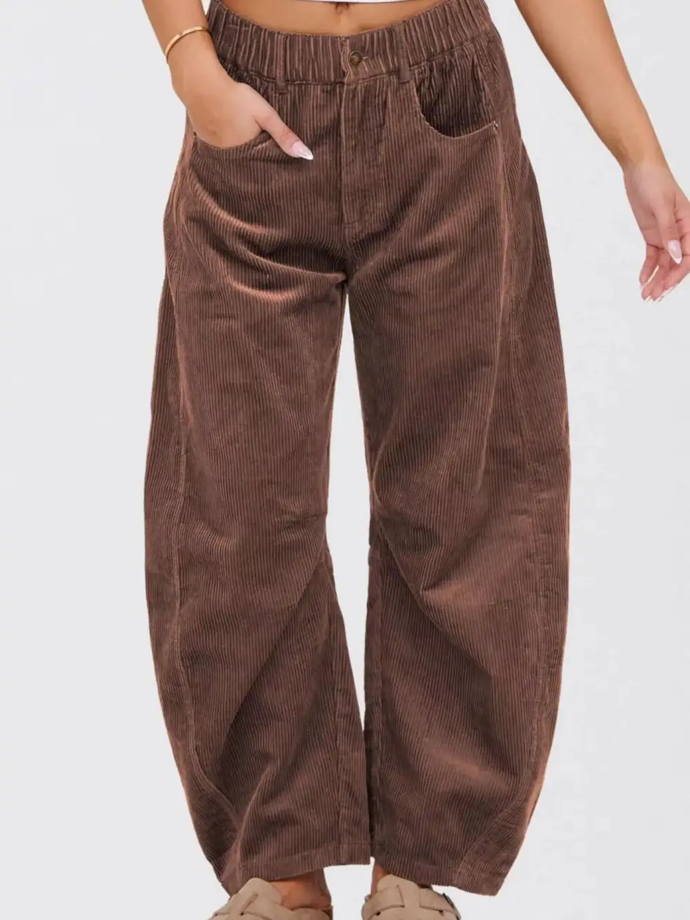 Classic Corduroy Wide Leg Pants