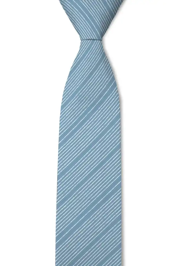 Understated Textured Stripe Pattern Necktie