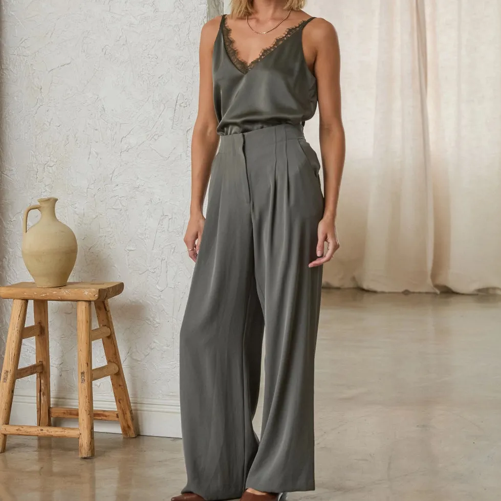 Textured Reversible Lace Camisole
