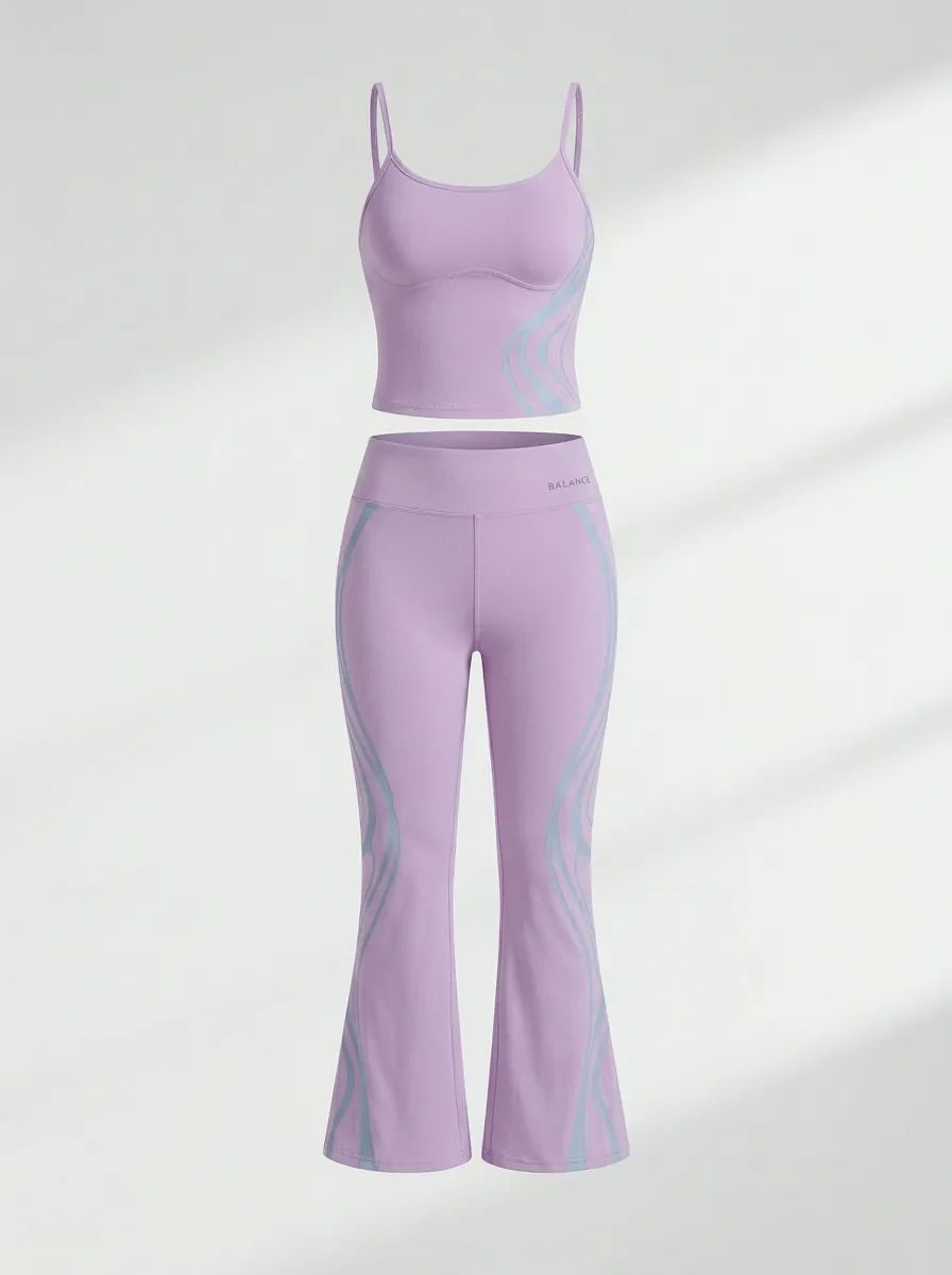 Wave Paneled Flare Active Set