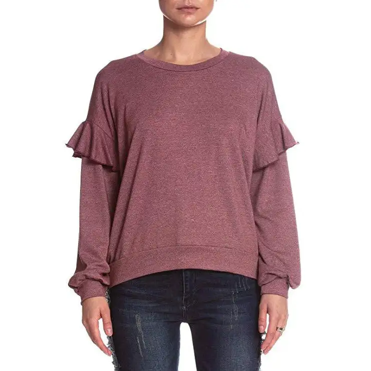 Knit Ruffle Detail Sweater