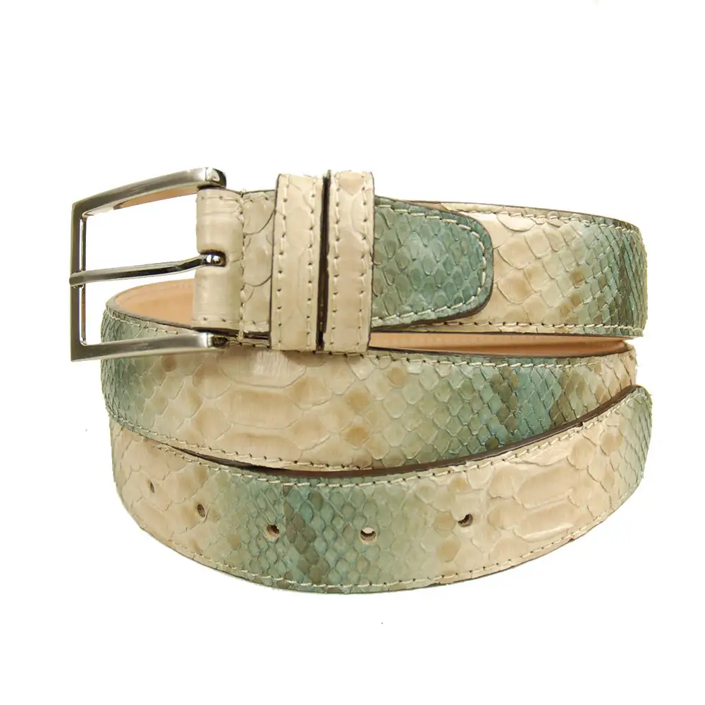 Subtle Reptile Texture Dress Belt