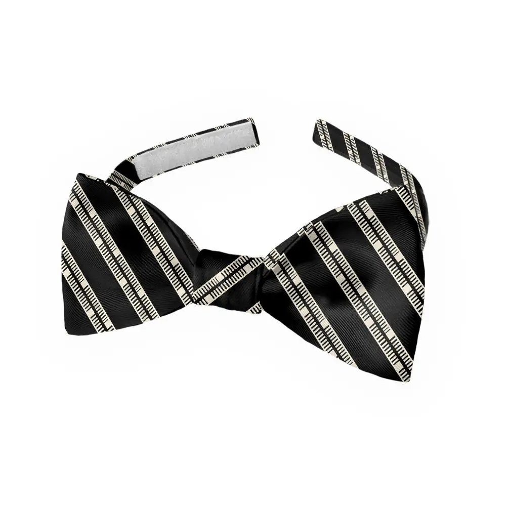 Heritage Stripe Motif Bow Tie