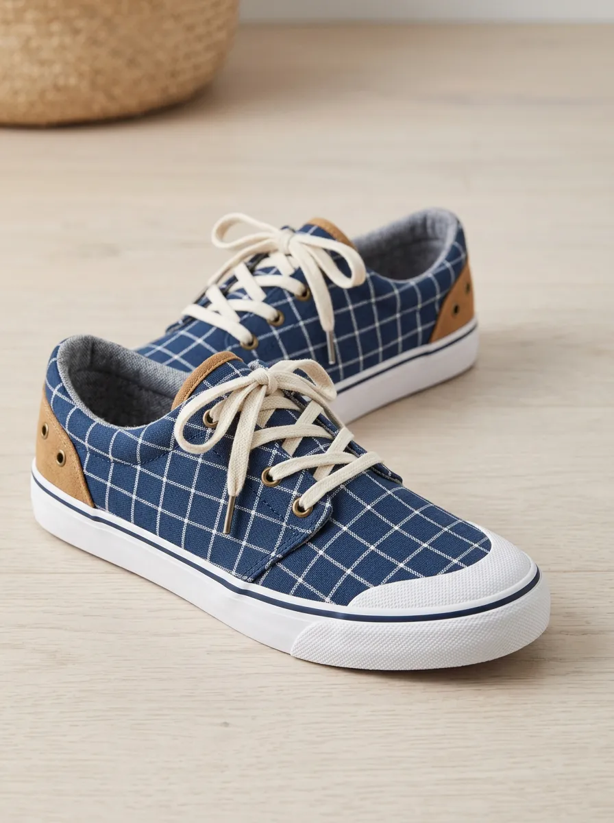 Comfort Graphic Lifestyle Look Men's Canvas Shoes