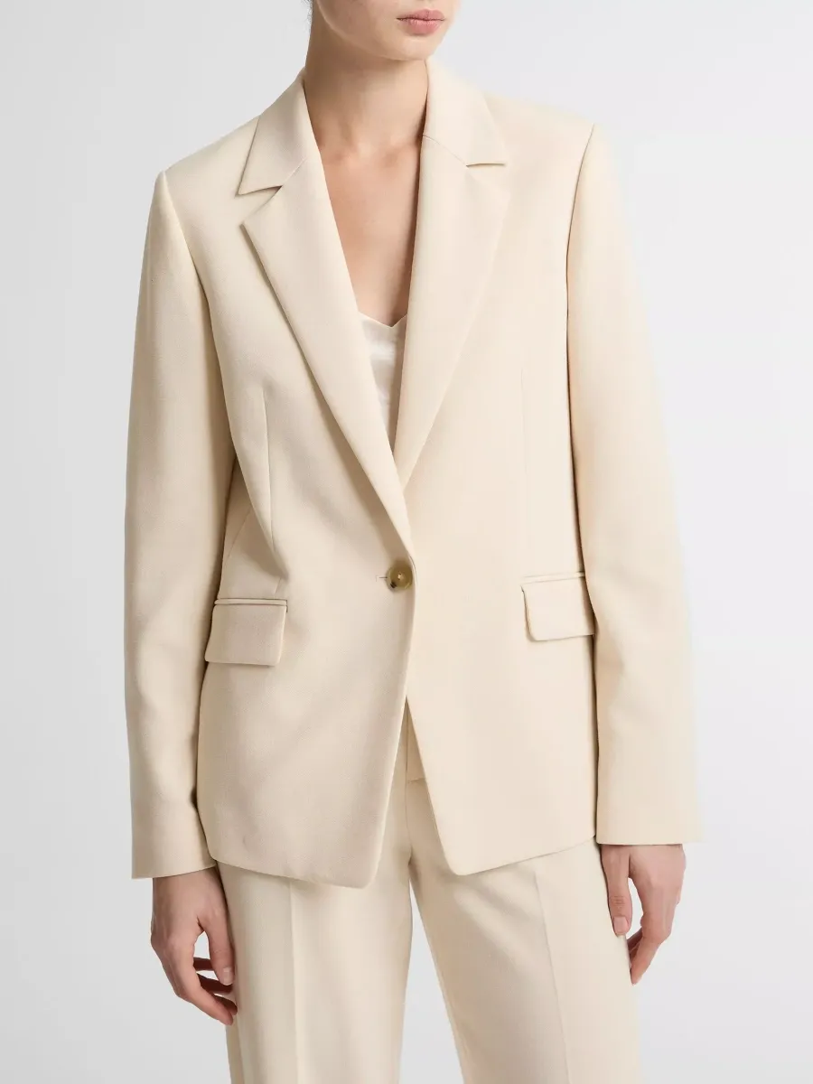 Minimalist Lapel Blazer