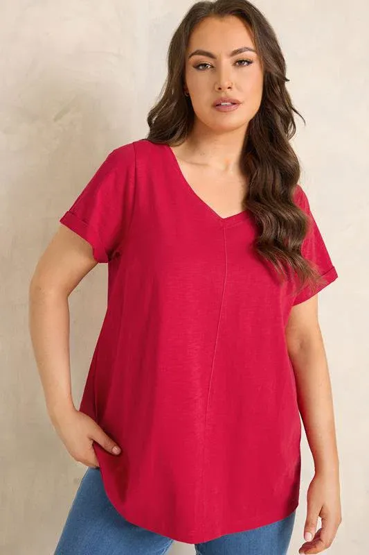 Red Premium Cotton T-Shirt
