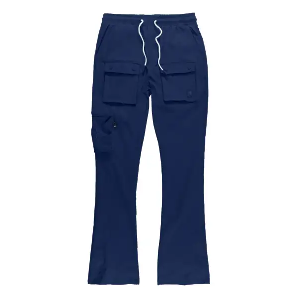Everyday Nylon Stacked Cargo Pants