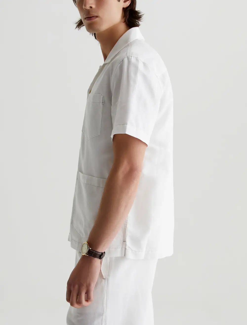 Men's Short Sleeve Camp Collar Shirt