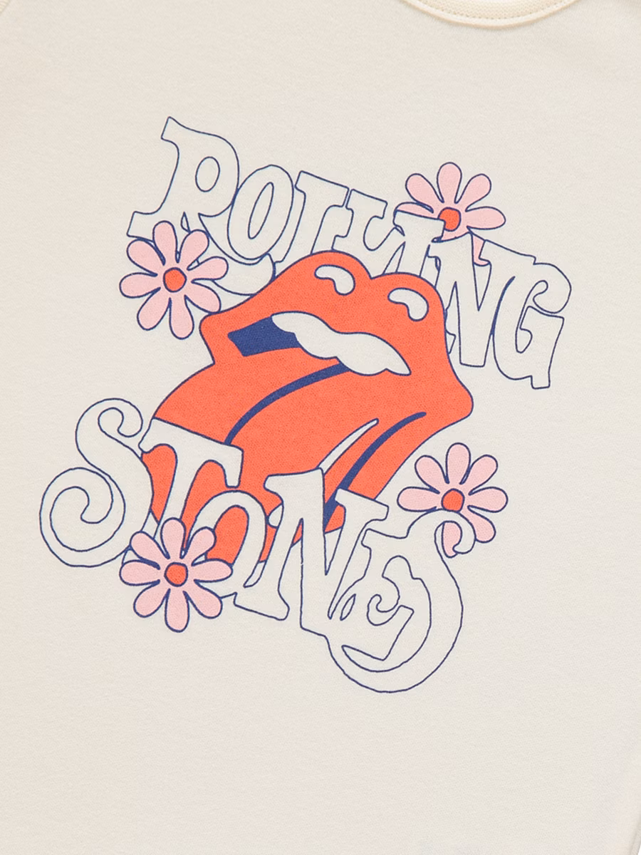 The Rolling Stones Cream Romper detail 1