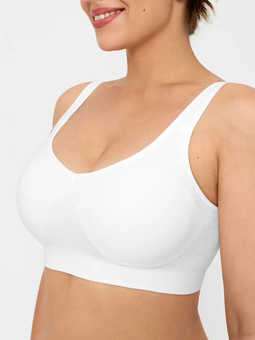 Seamless Comfort Wide Strap Bra
