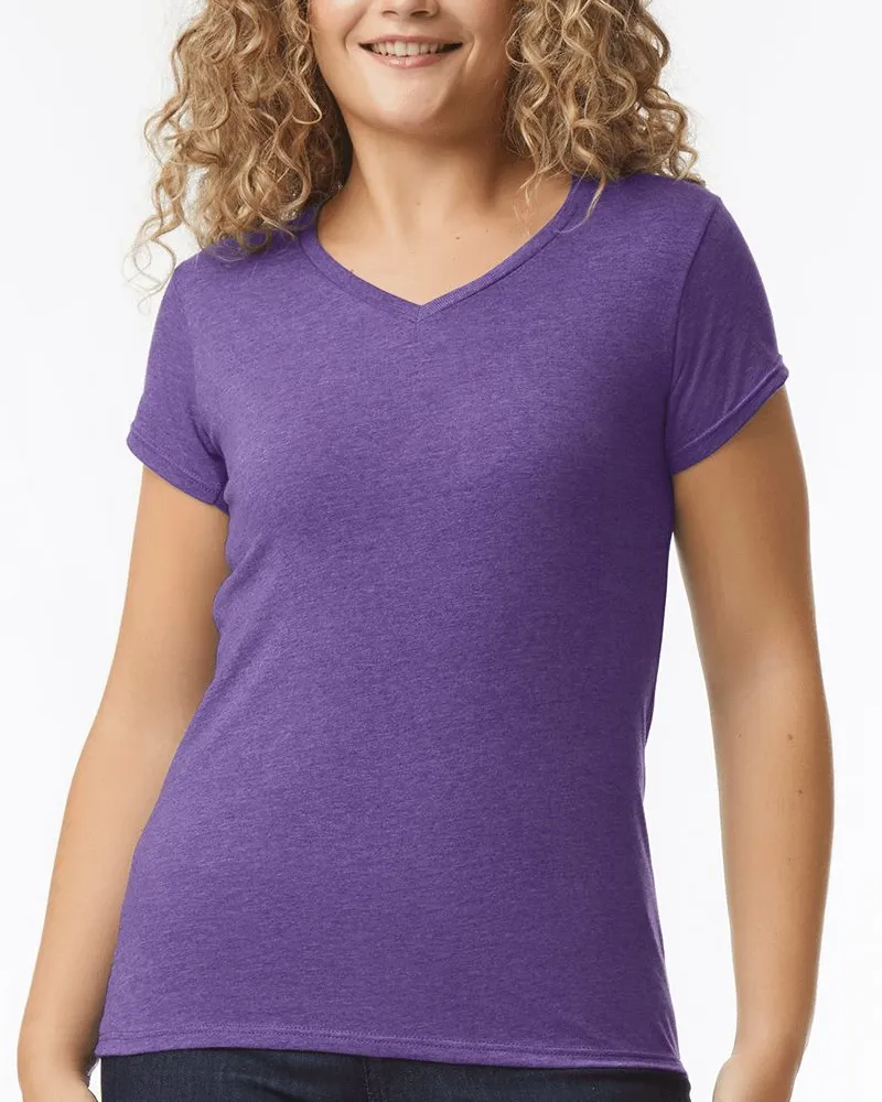 Women's V-Neck Tall Cotton T-Shirt