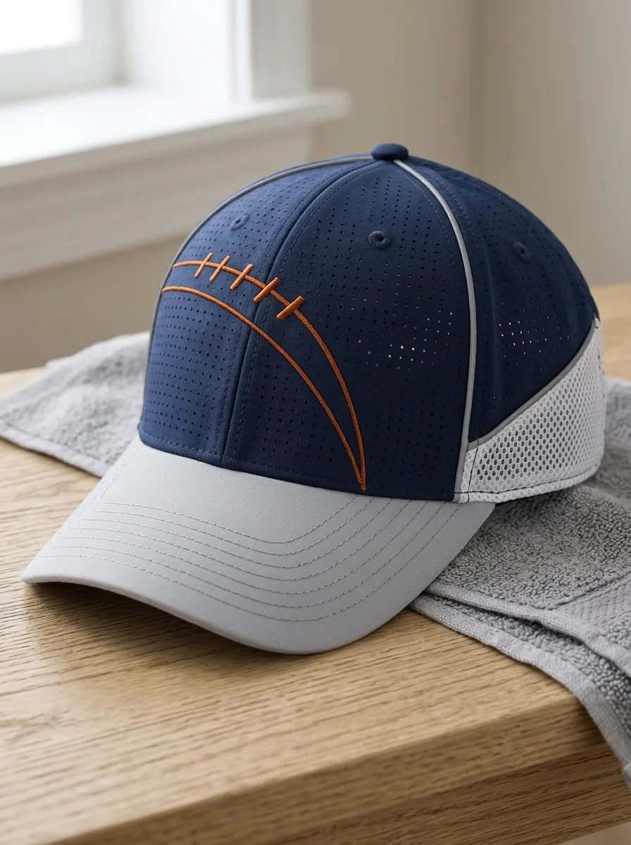 Men's Heritage American Football Fan Stitch Printed Mesh Cap