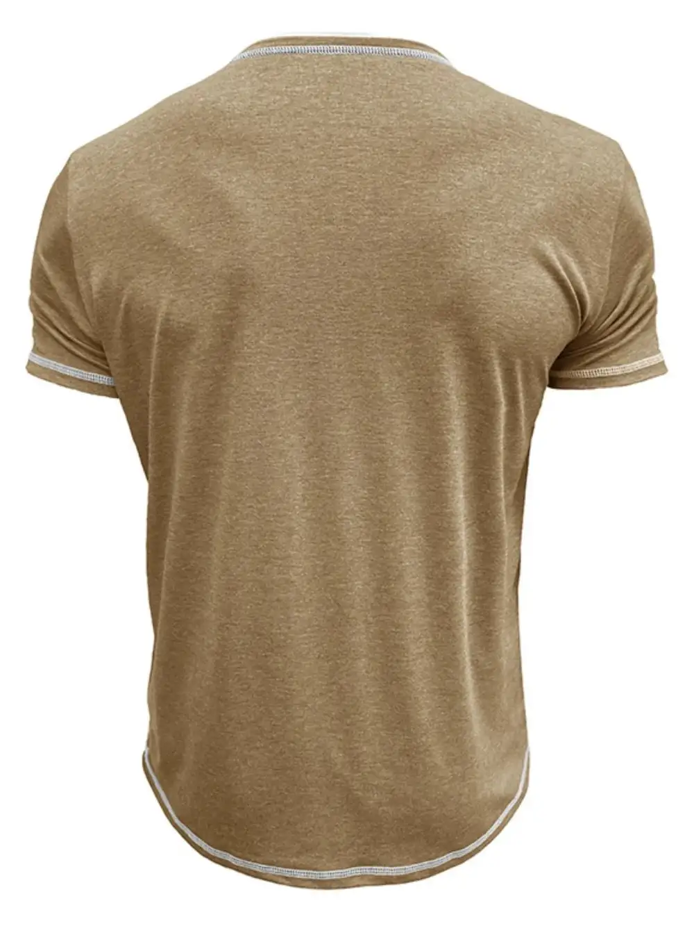 Soft Contrast Detail Collared Polo Shirt