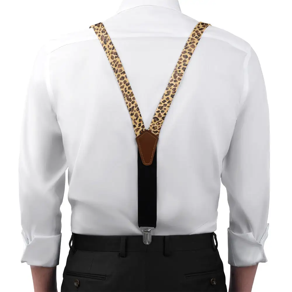 Cheetah Theme Suspenders