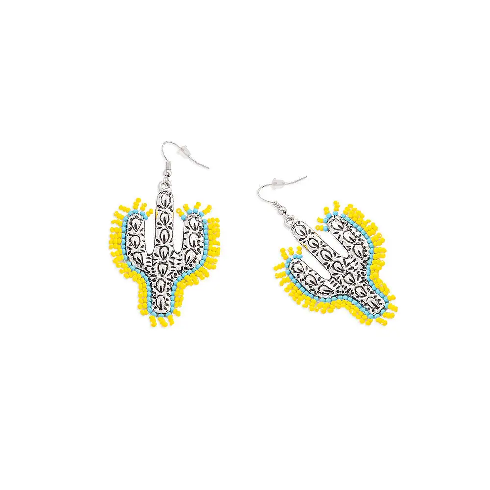 Contemporary Framed Artful Statement Earrings