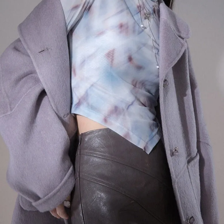 Everyday Casual Leather Skirt