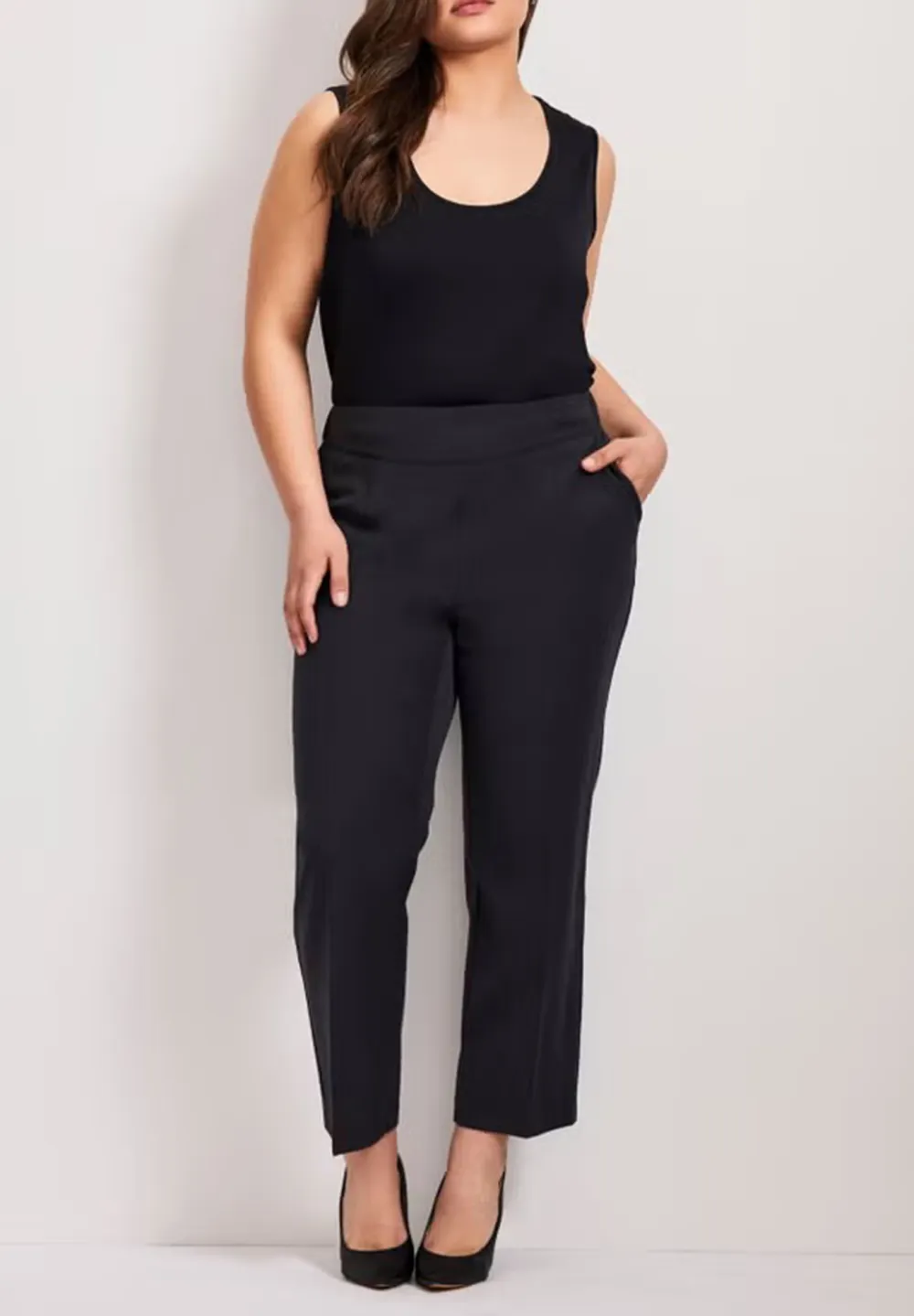Straight Zipper Pants
