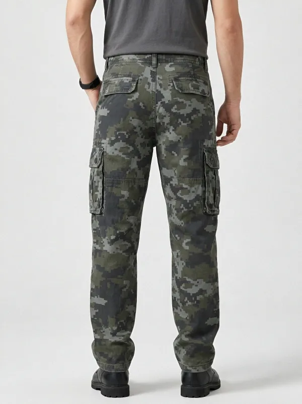 Digital Camo Camouflage Cargo Pants