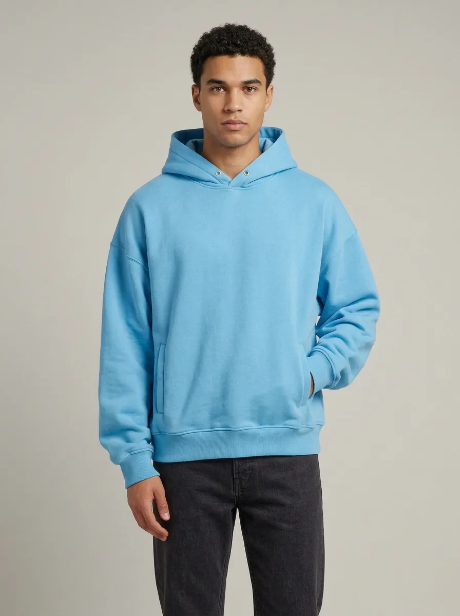 Unisex Minimal Leisure Essential Casual Hoodie