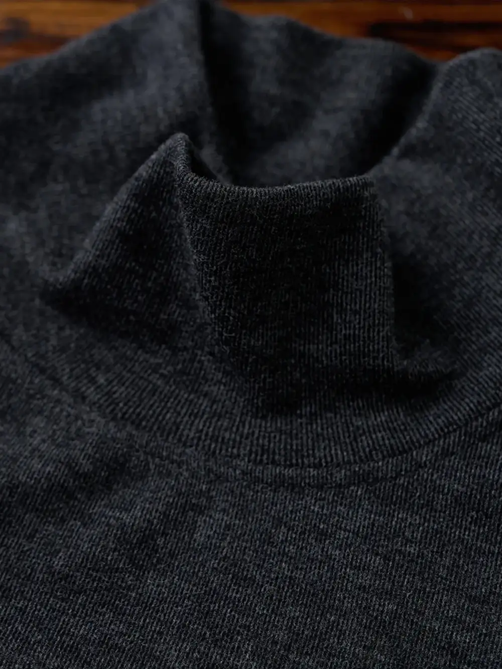 Brushed Wool-Blend High-Neck Sweatshirt