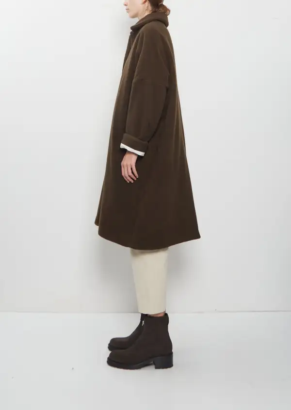 Women's Cashmere Padded Oversized Coat