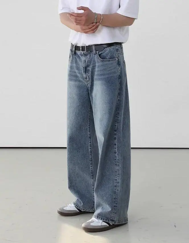 Faded Thigh Regular Fit Jeans